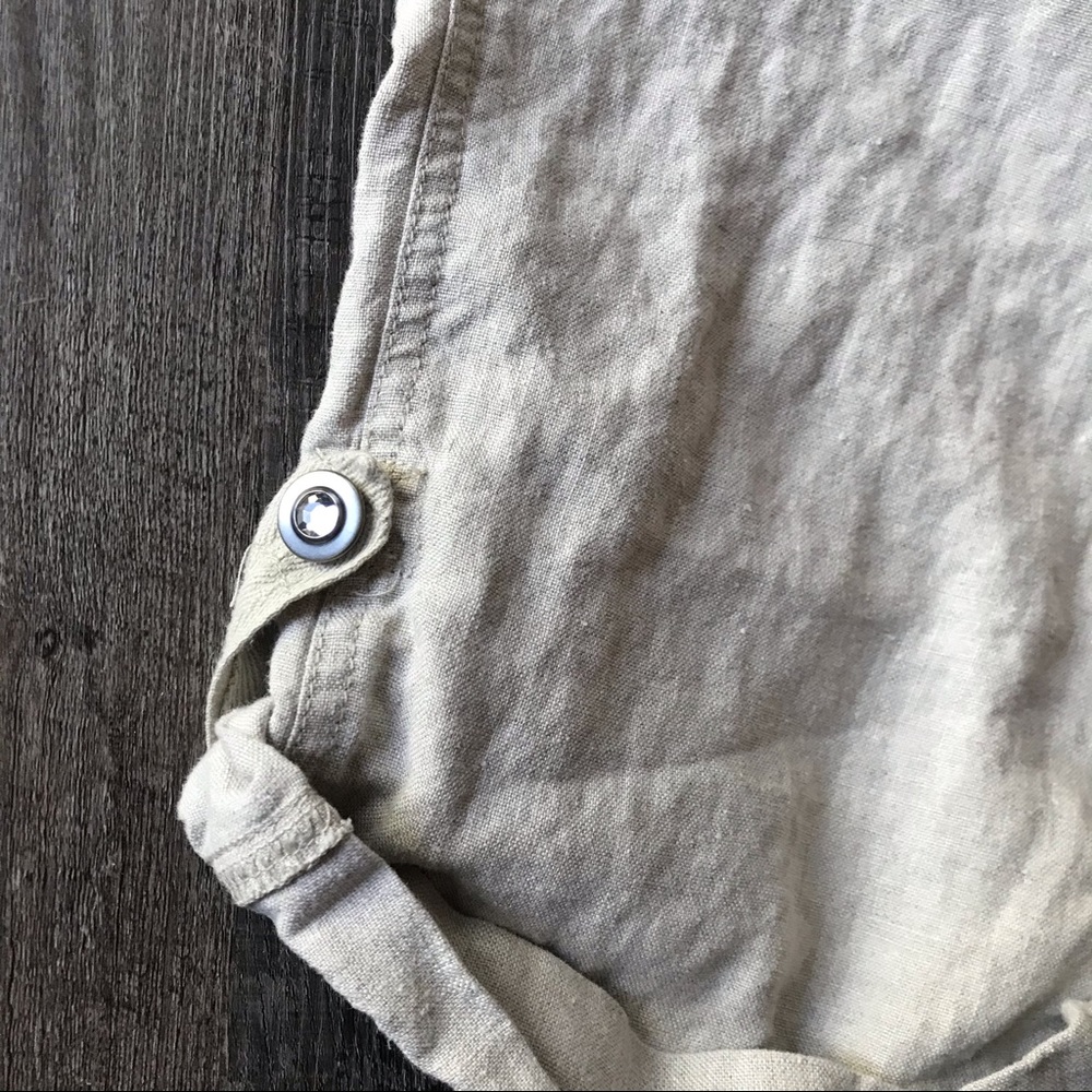 🔵2/$25 INC International Concepts Linen Capris - Picture 5 of 5